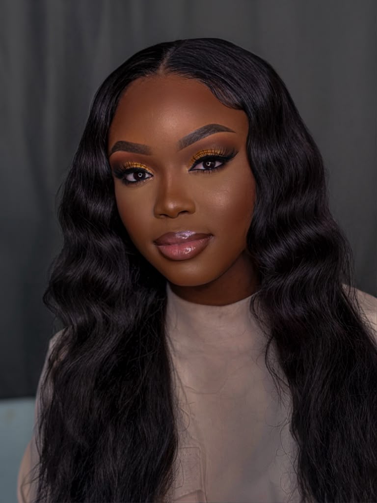 Golden Cut-Crease Full Glam